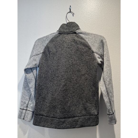 REIMA Jacket Kids Size 140 10Y Gray Fleece Zip Two Tone Long Sleeve - Picture 2 of 6